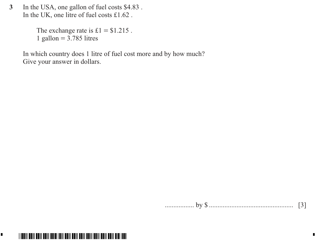 Question 3