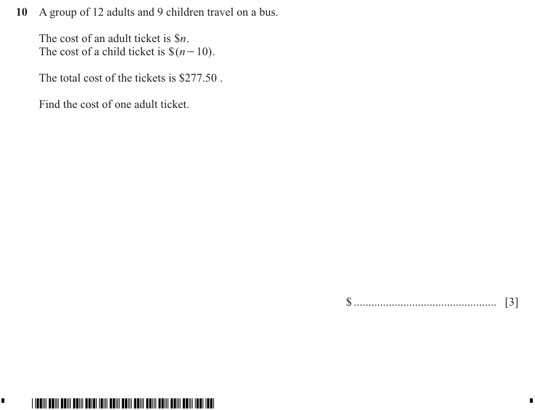 Question 10