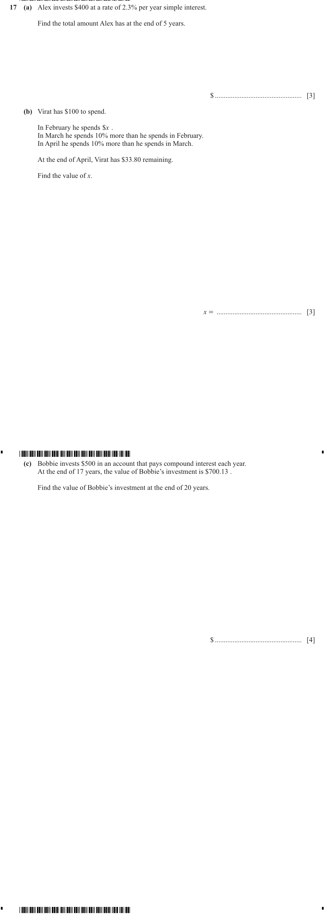 Question 17