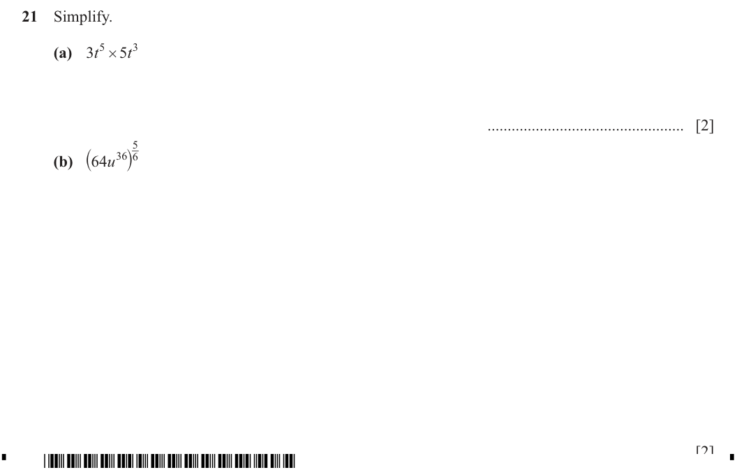 Question 21