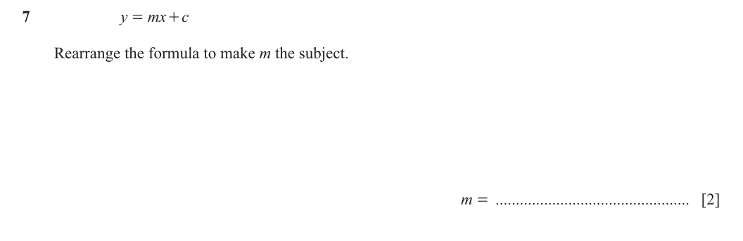 Question 7
