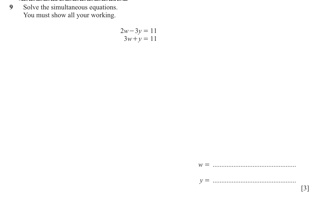 Question 9