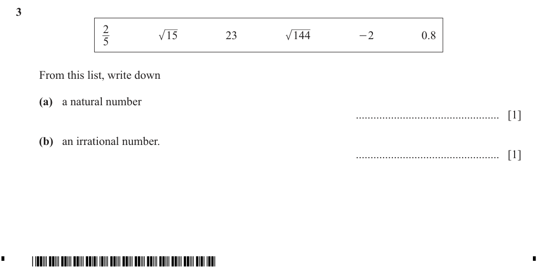 Question 3