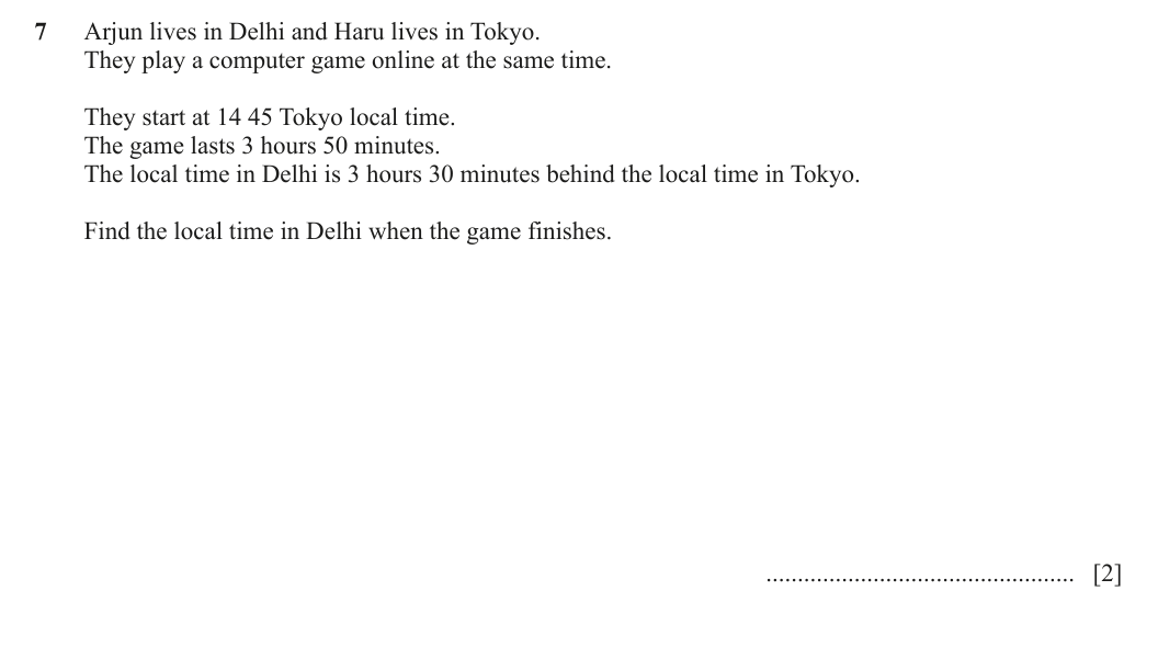 Question 7