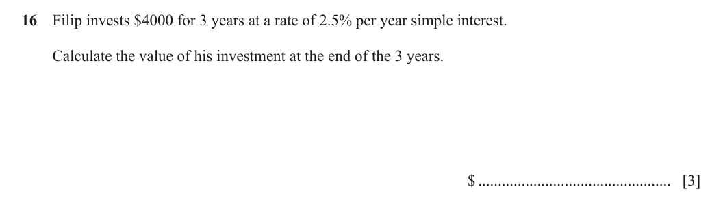 Question 16