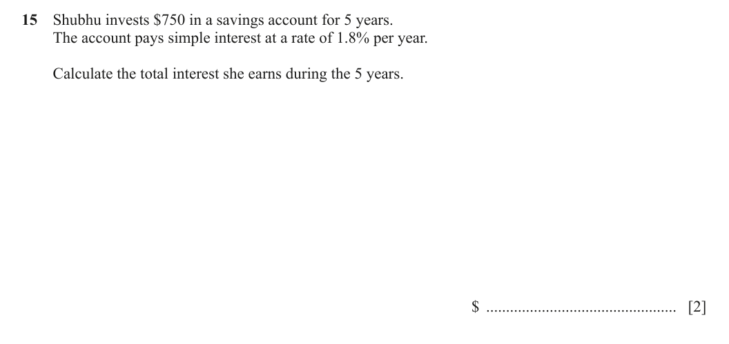 Question 15