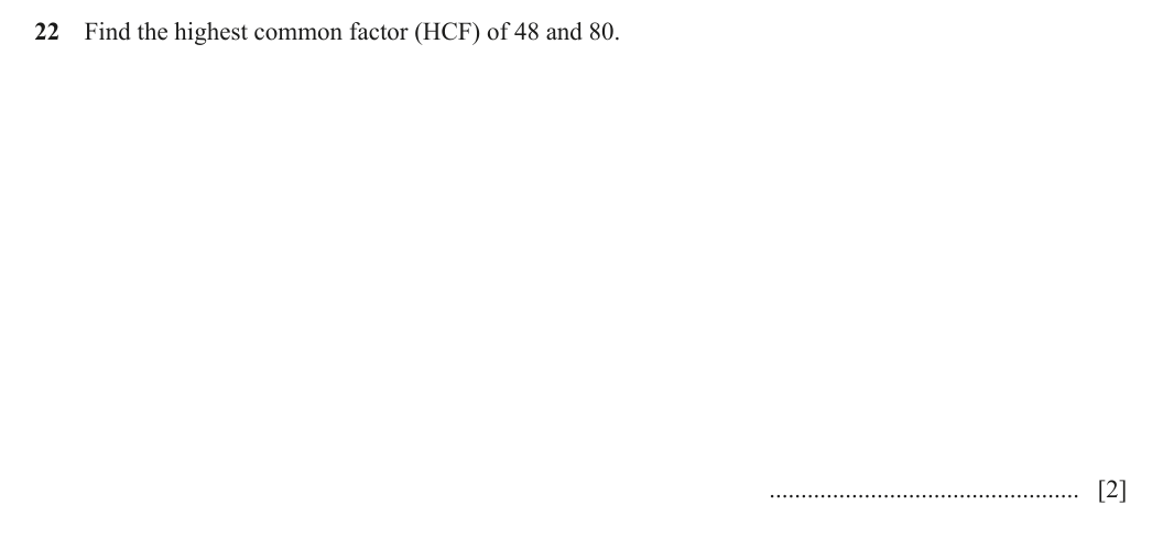 Question 22