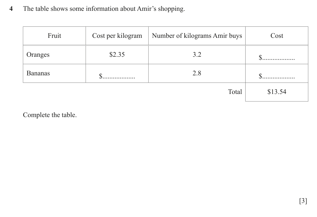 Question 4