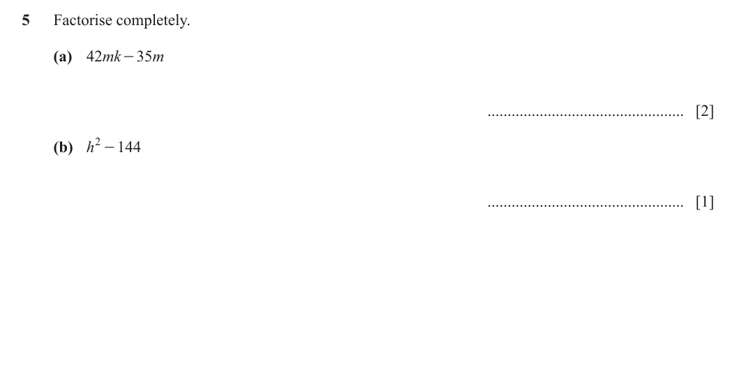 Question 5