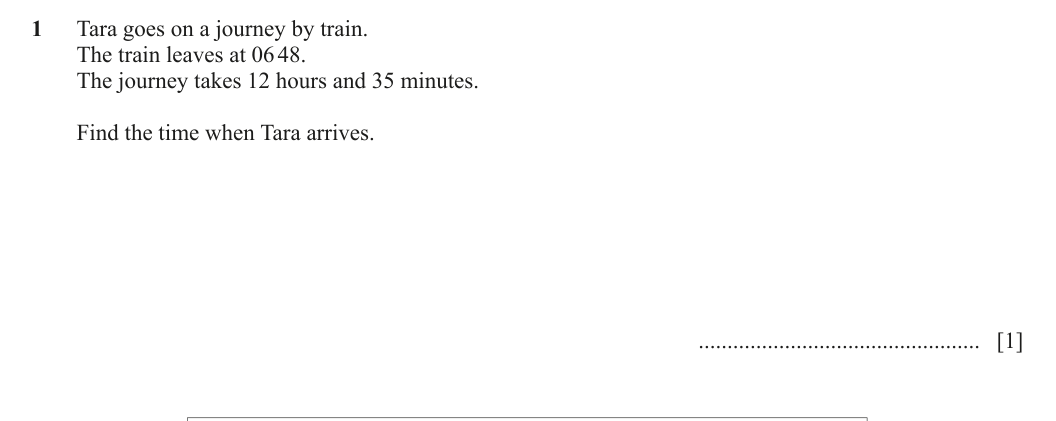 Question 1
