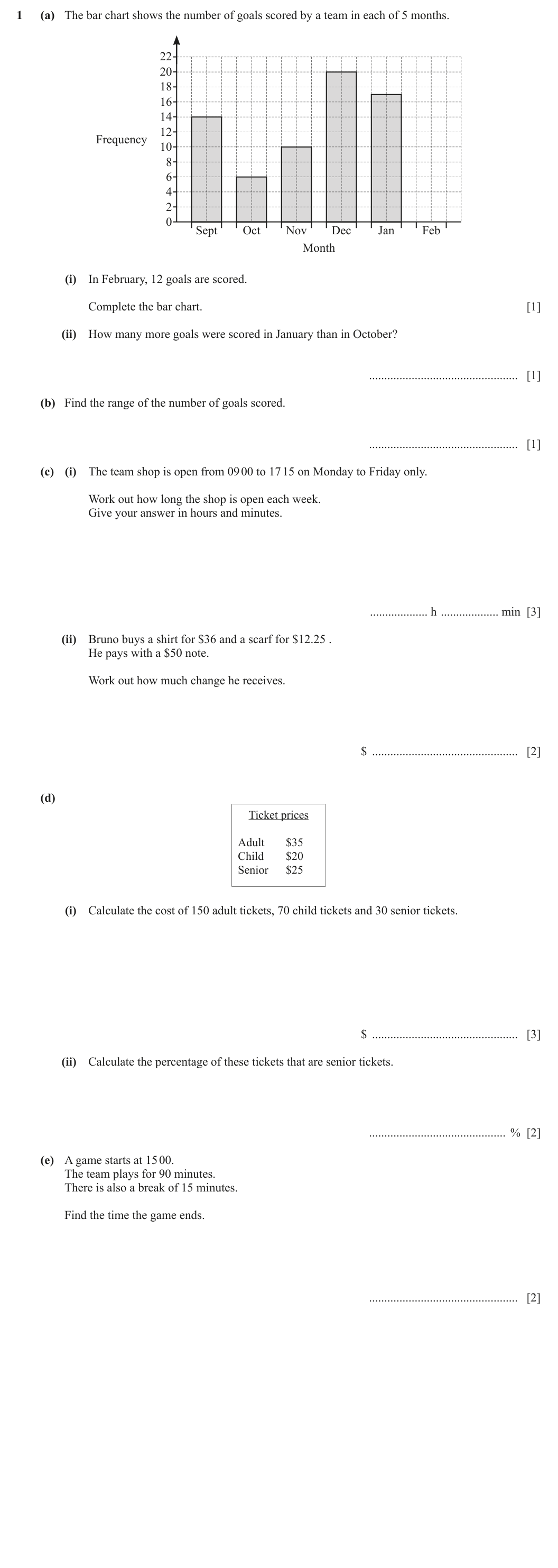 Question 1