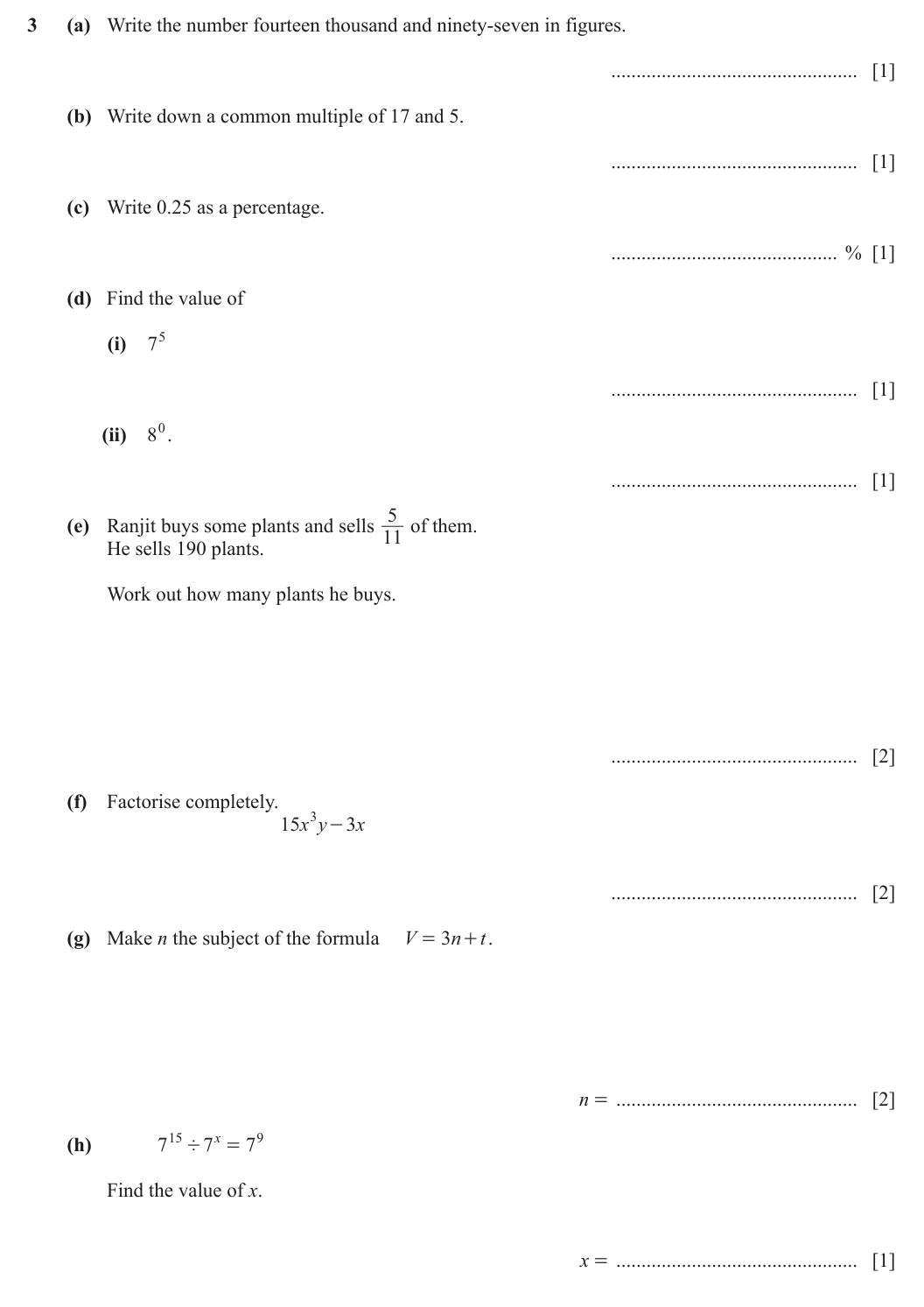 Question 3