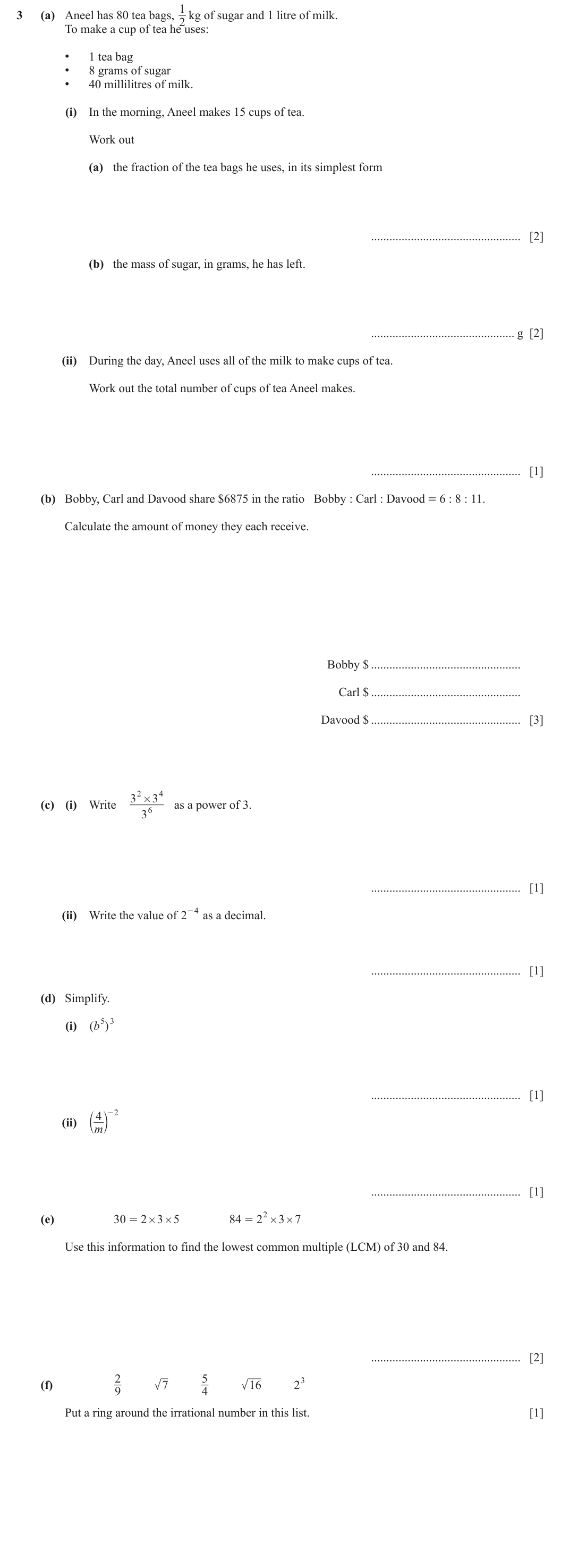 Question 3