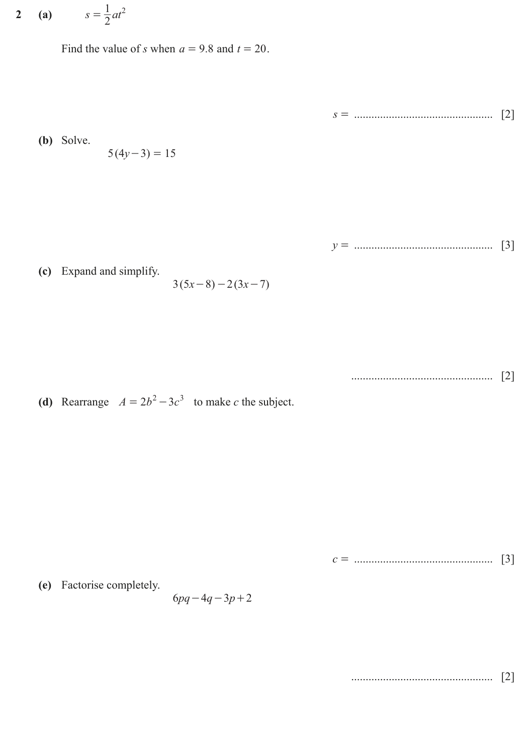 Question 2