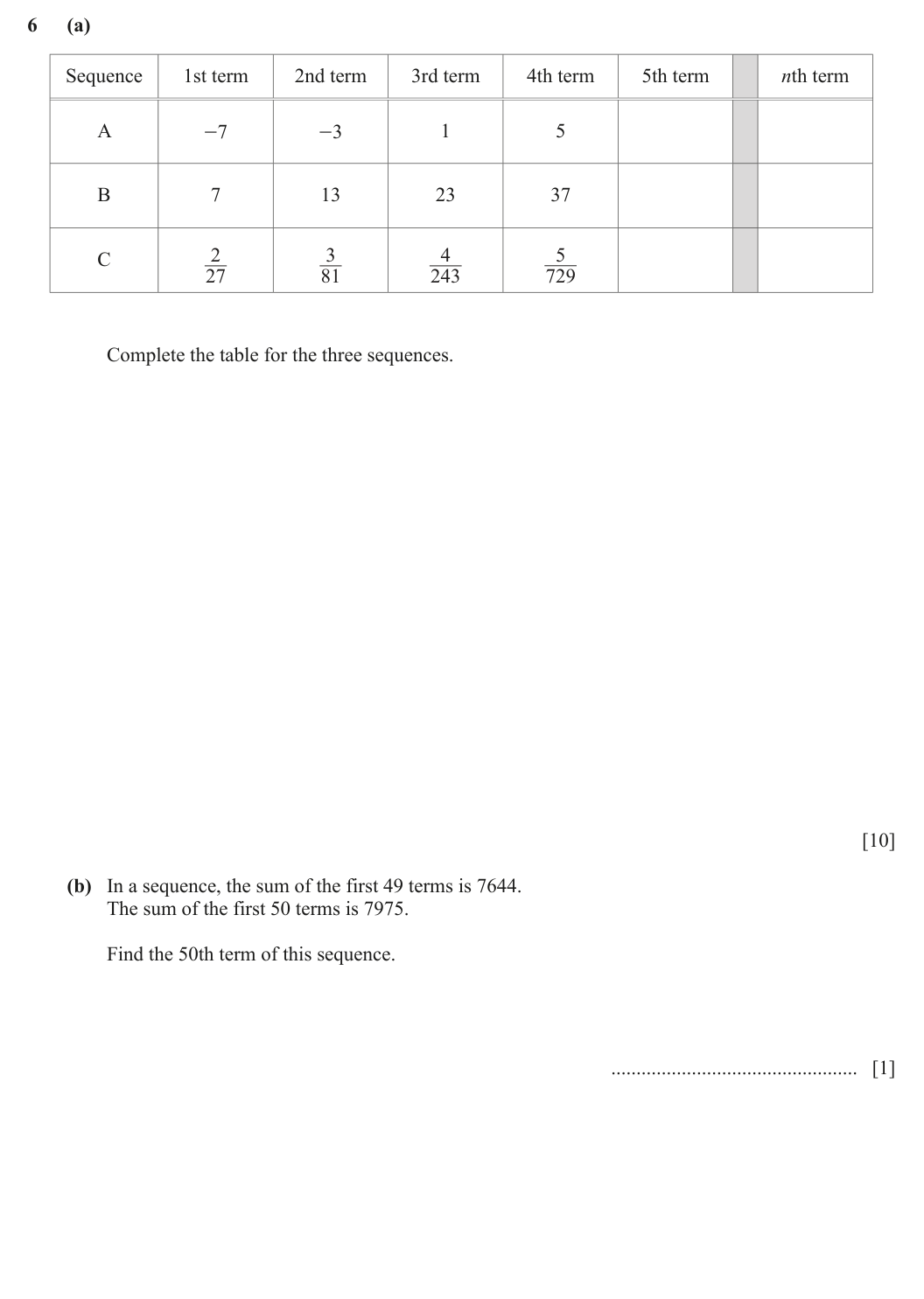 Question 6