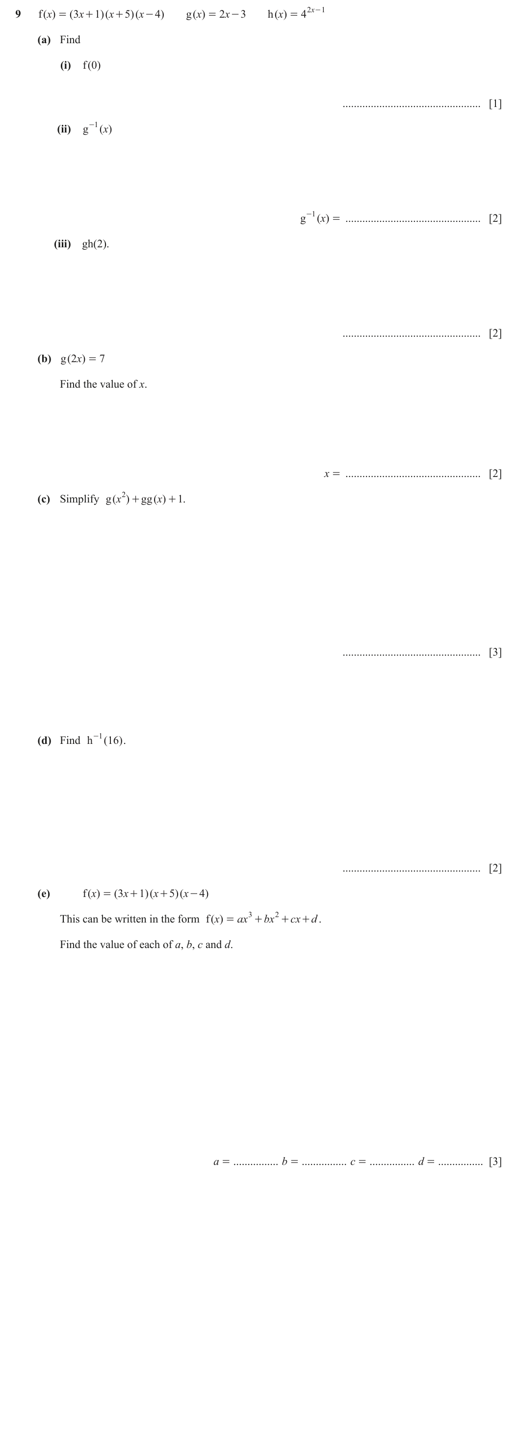 Question 9