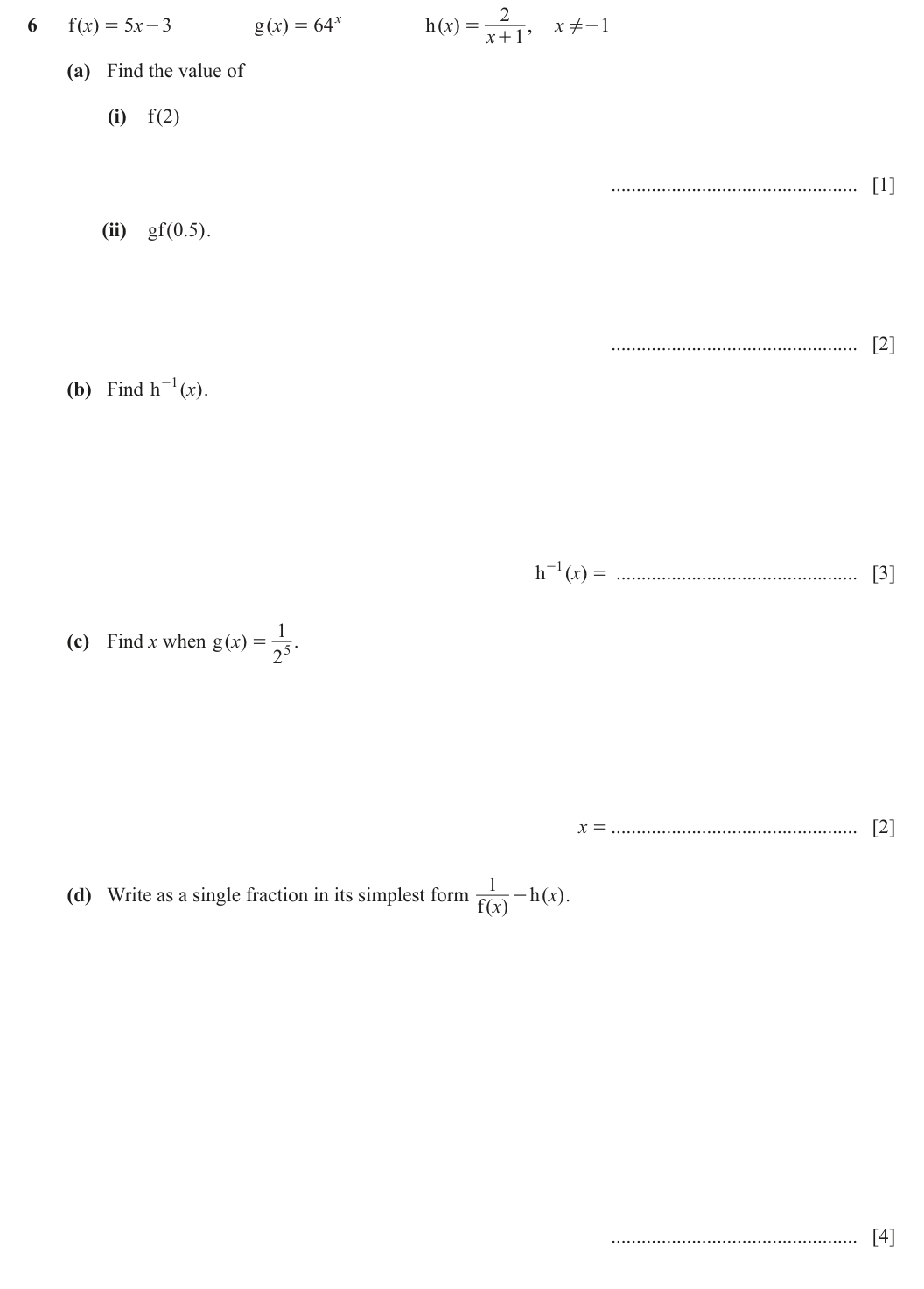 Question 6