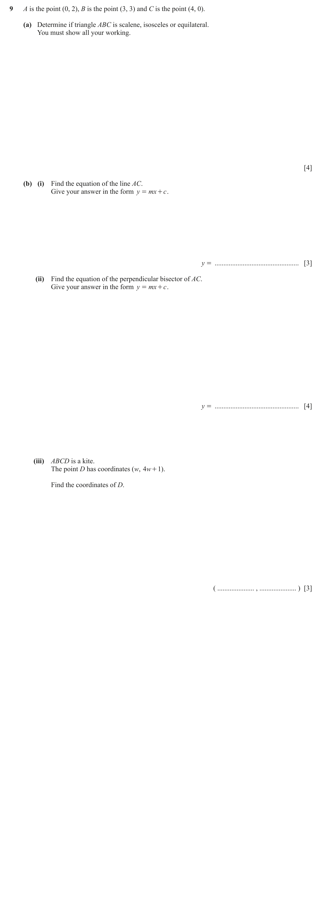 Question 9