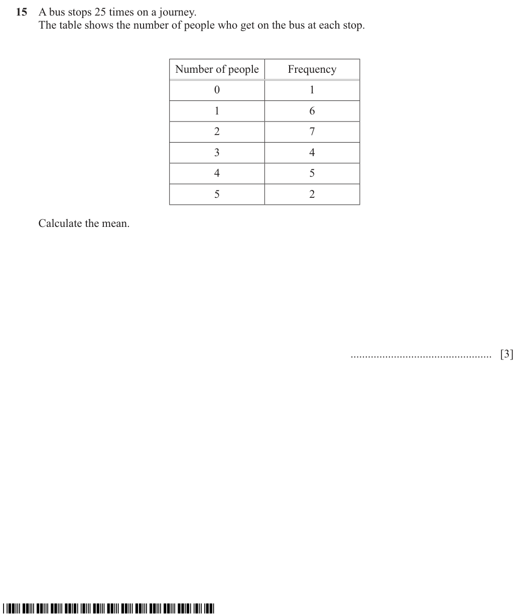 Question 15