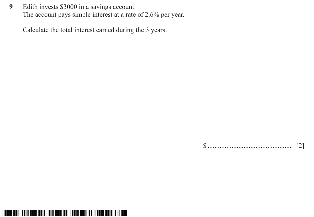 Question 9