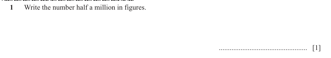 Question 1