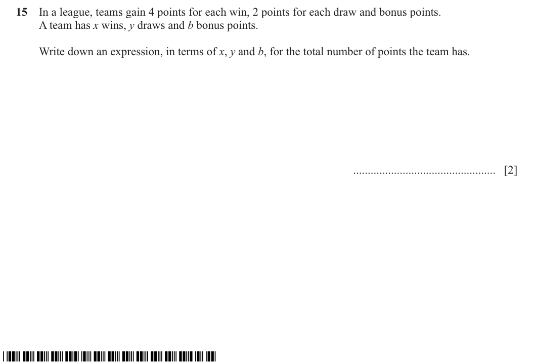 Question 15