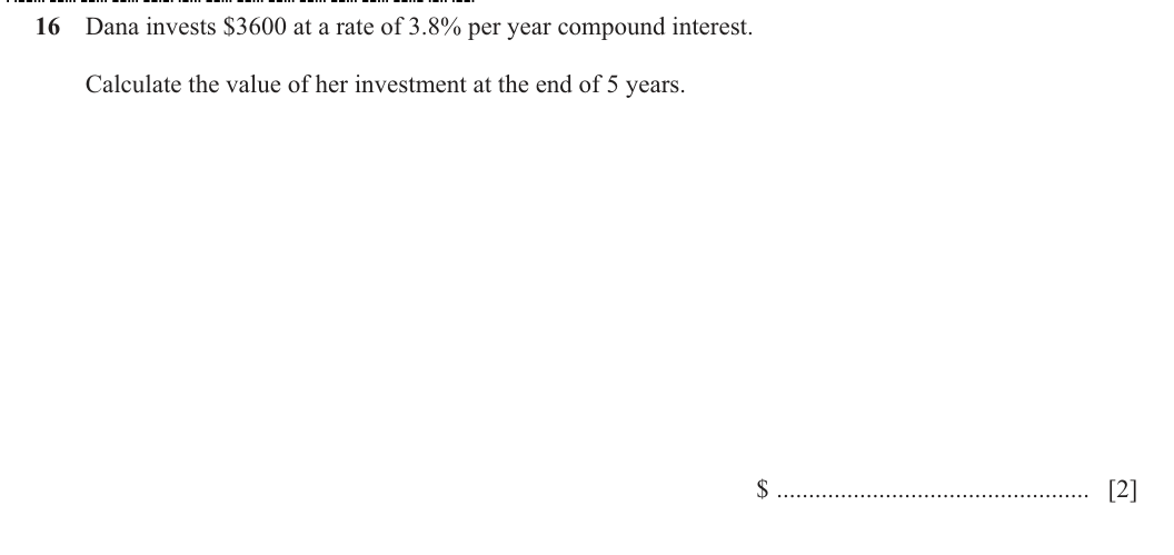 Question 16