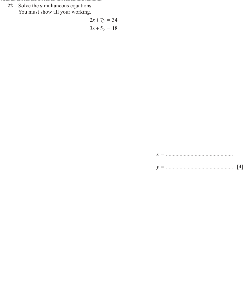 Question 22