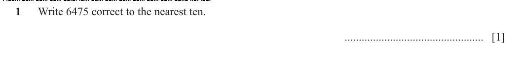 Question 1