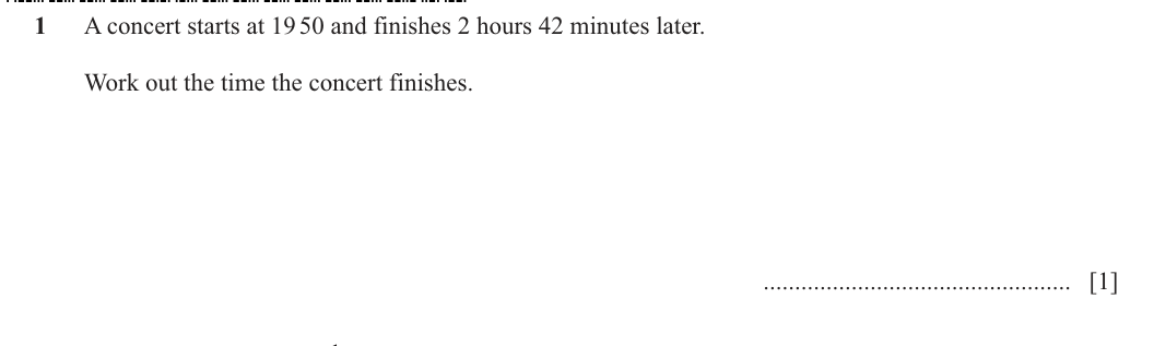 Question 1