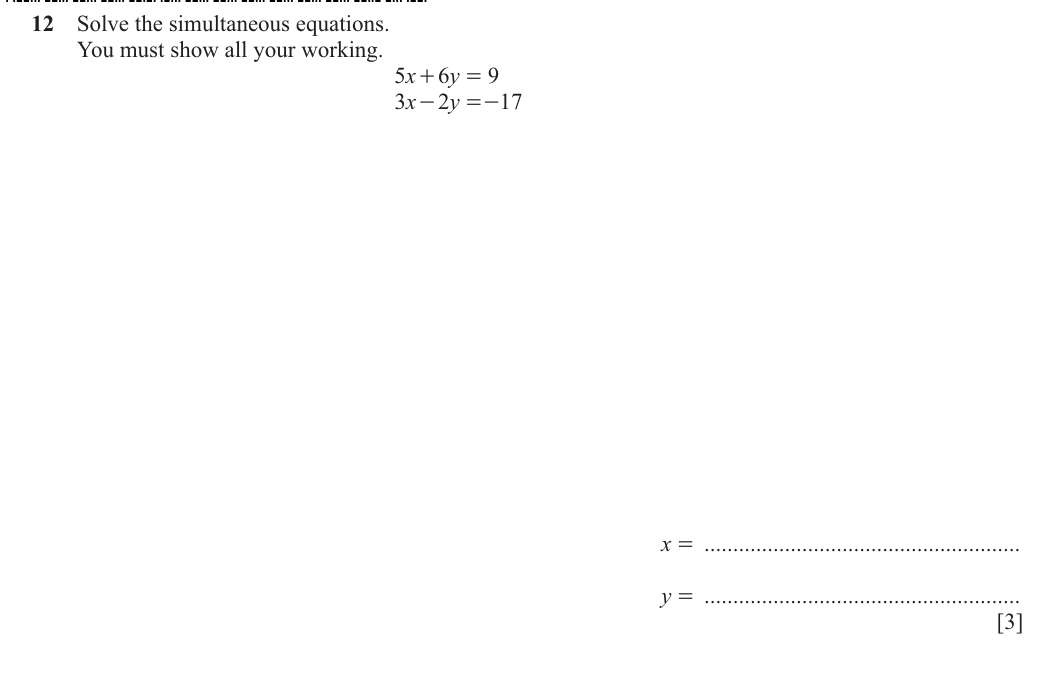 Question 12