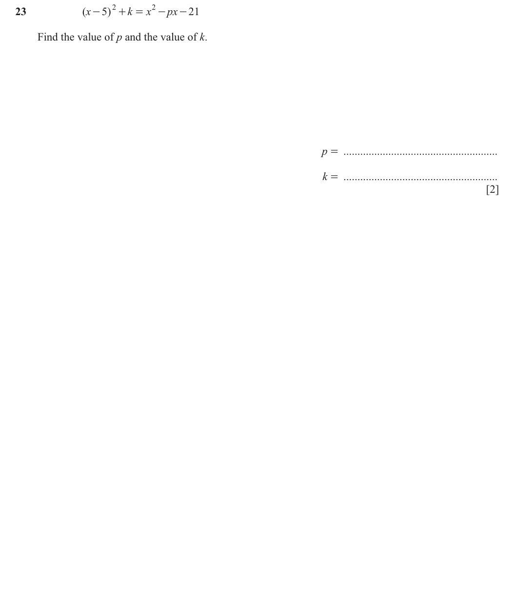 Question 23