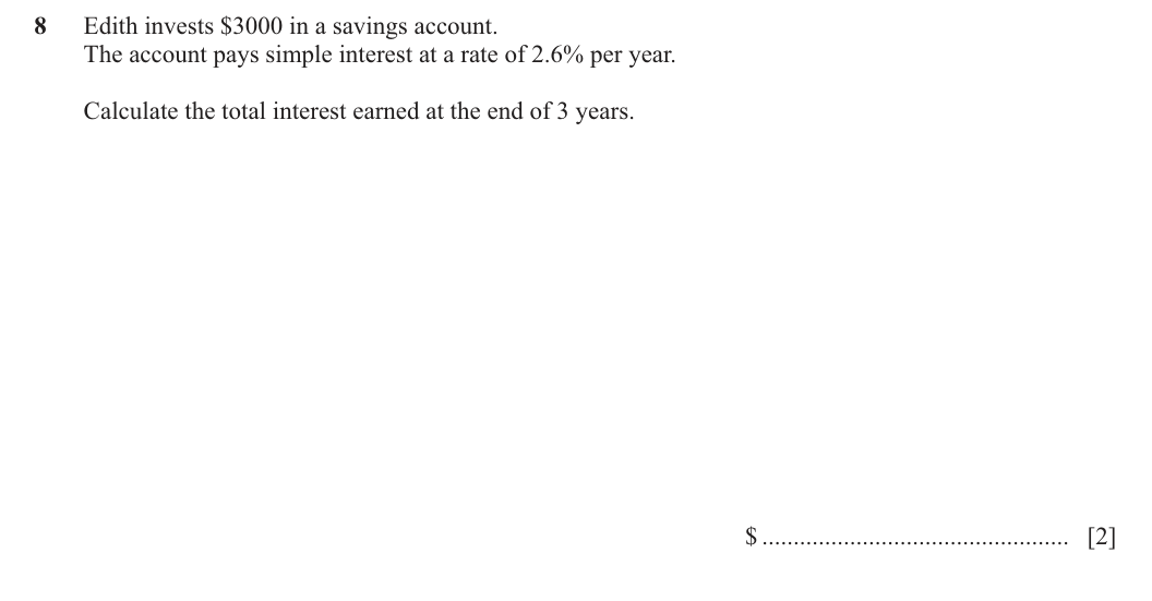 Question 8