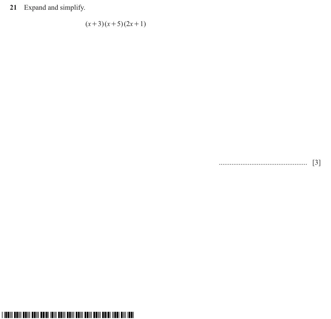 Question 21