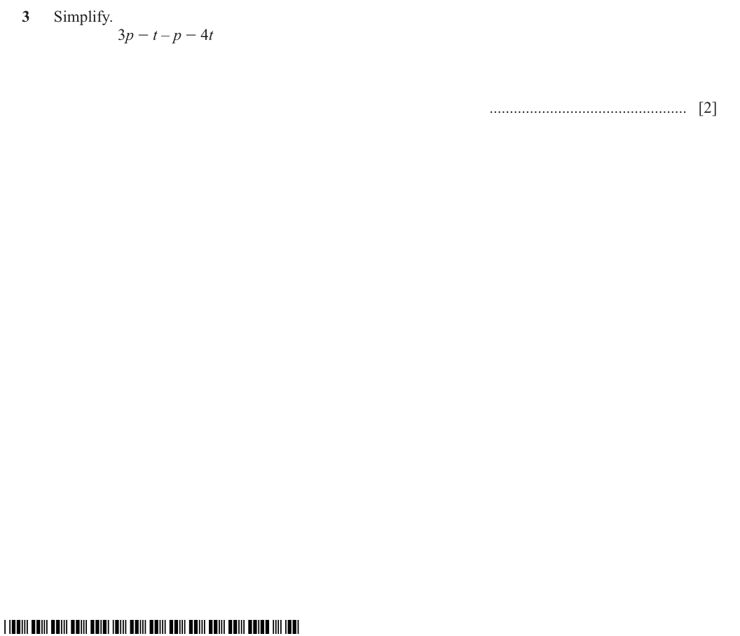 Question 3