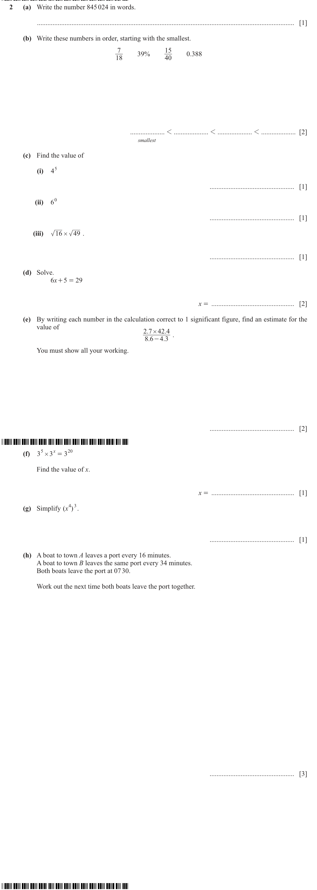 Question 2