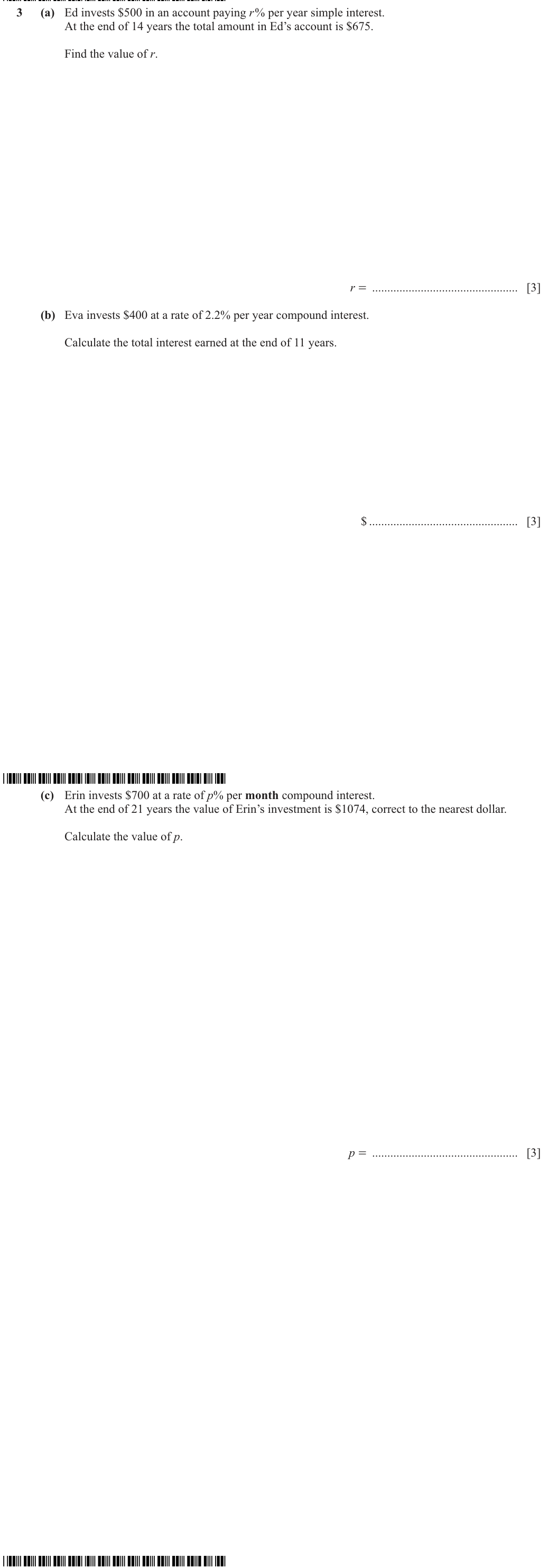 Question 3