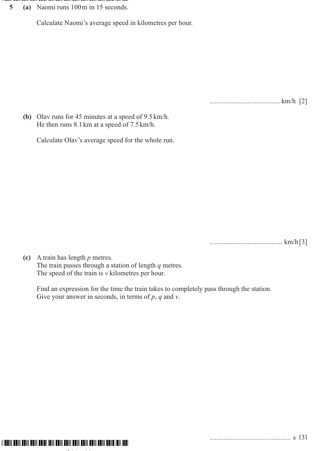 Question 5