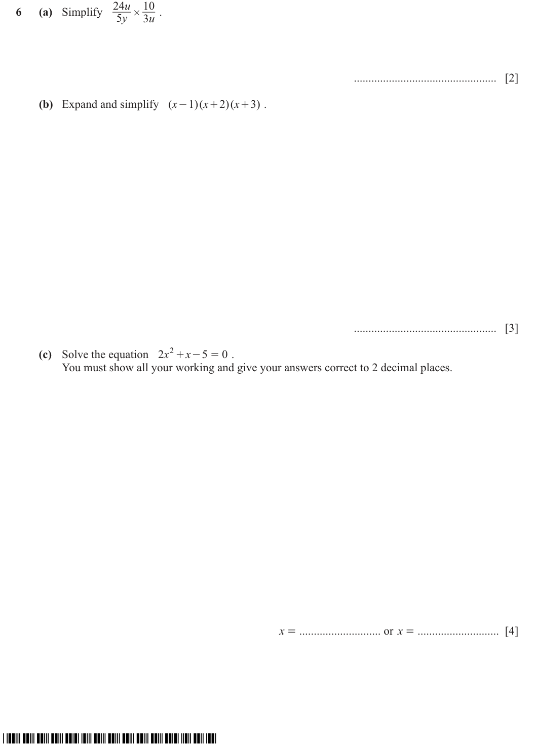Question 6