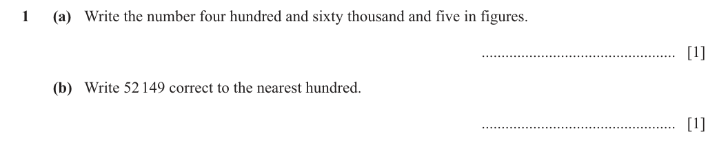 Question 1