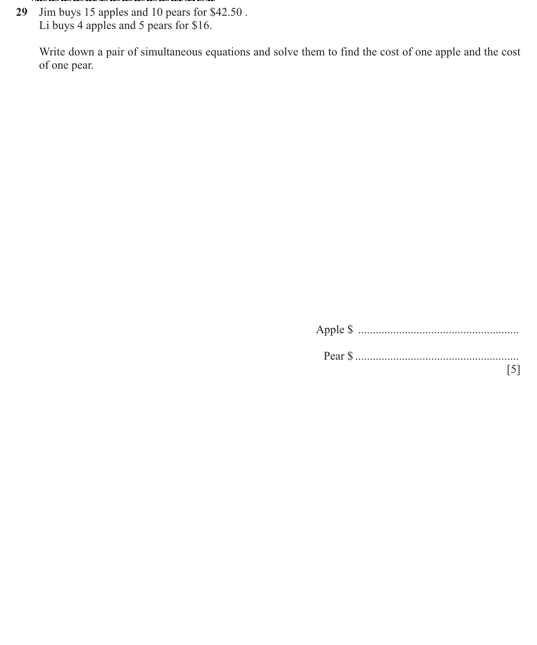 Question 29