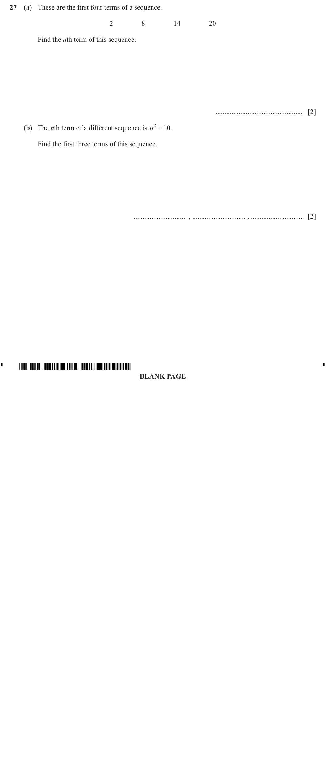 Question 27