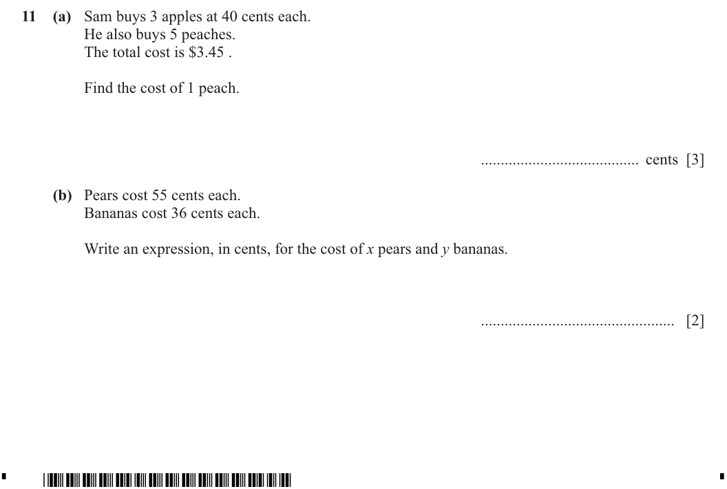 Question 11