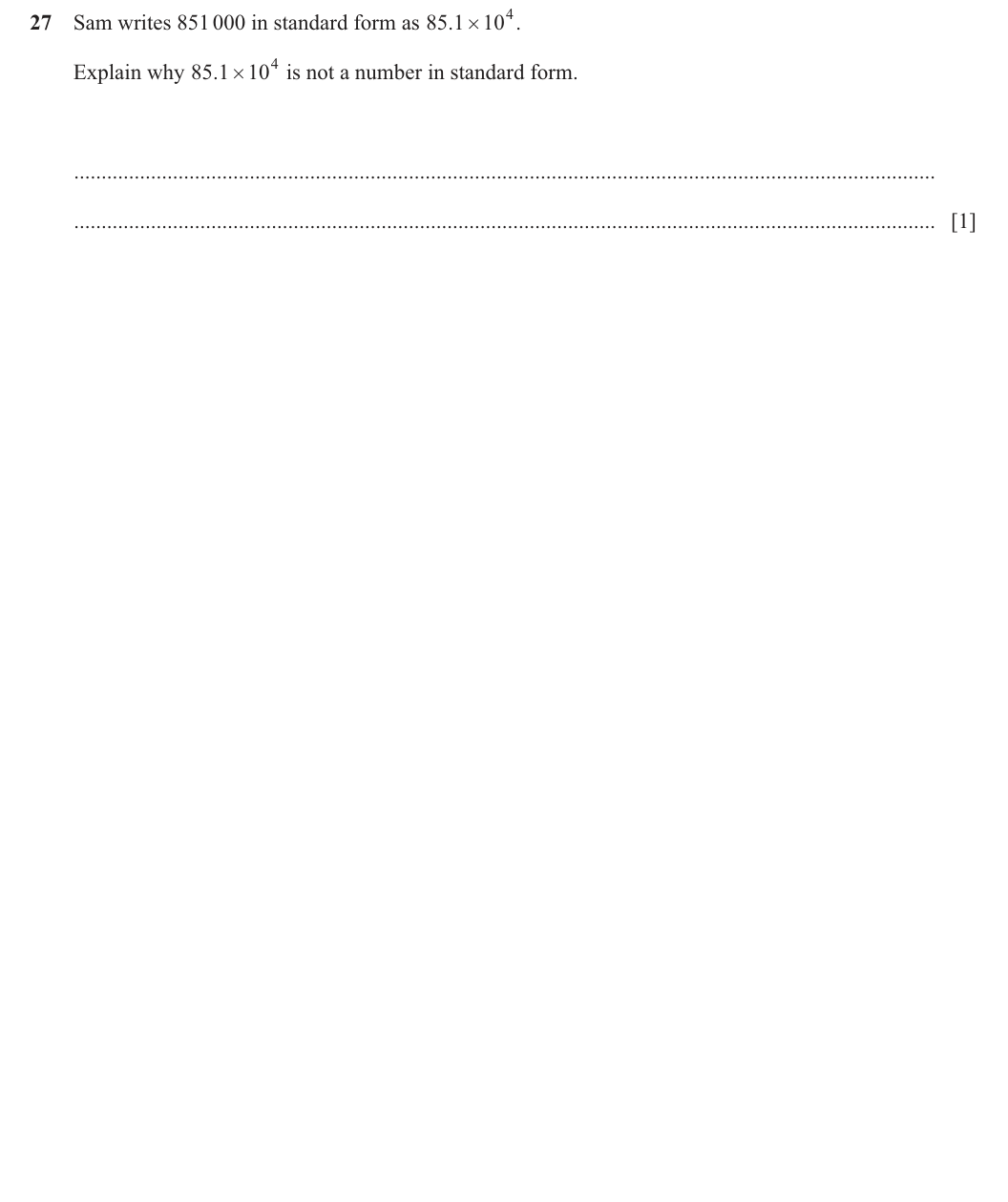 Question 27