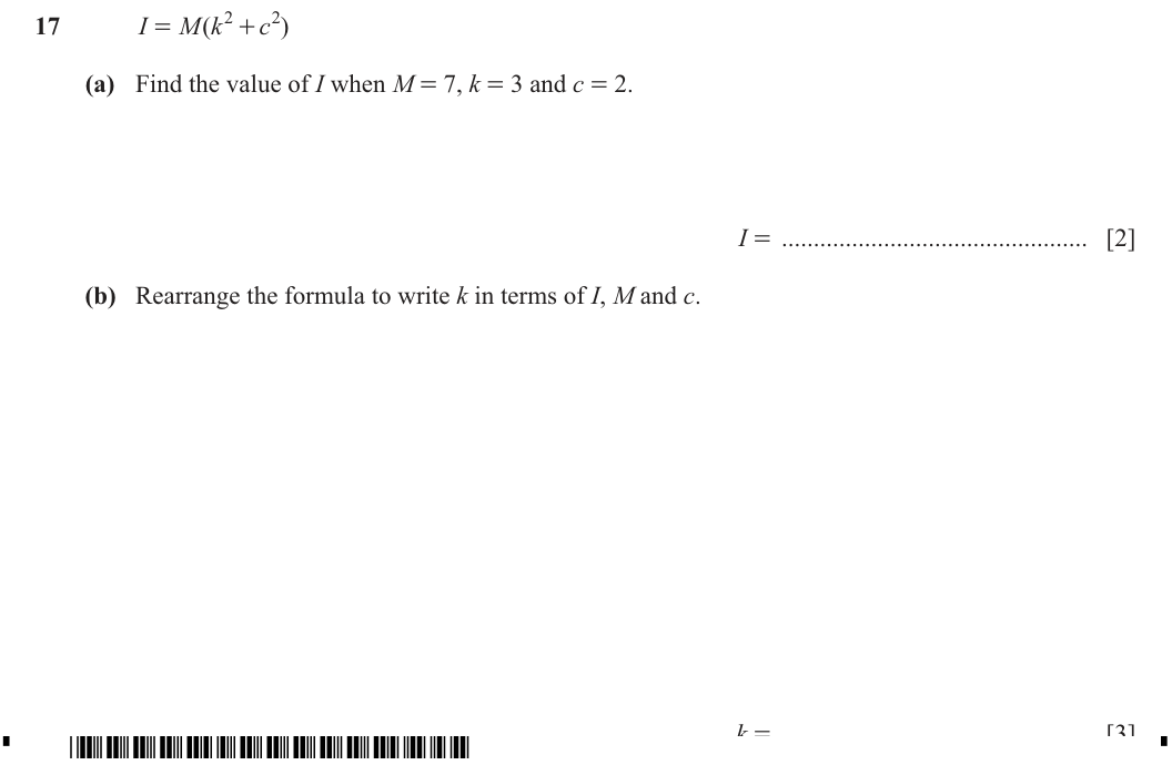 Question 17