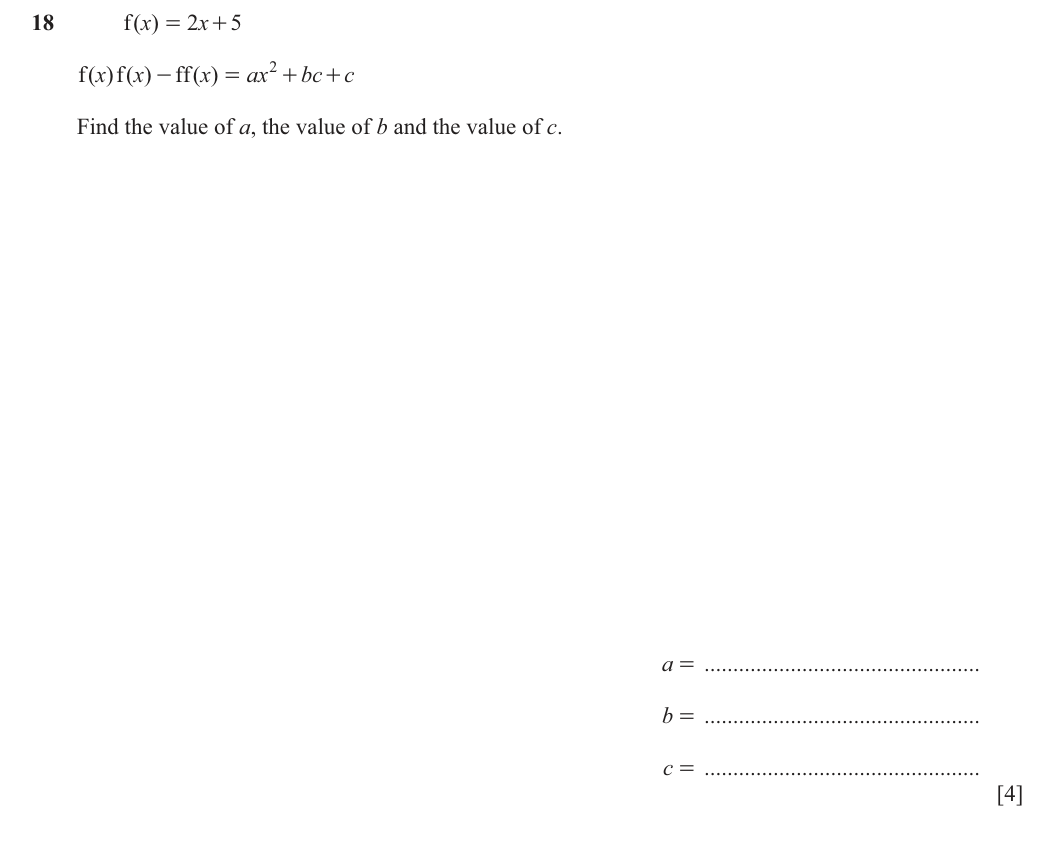 Question 18
