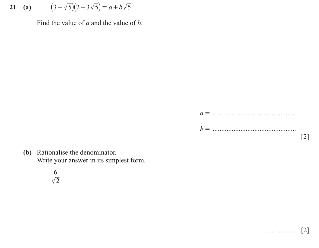 Question 21