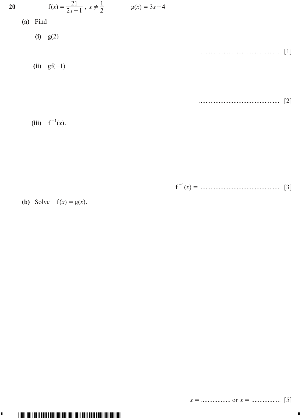 Question 20