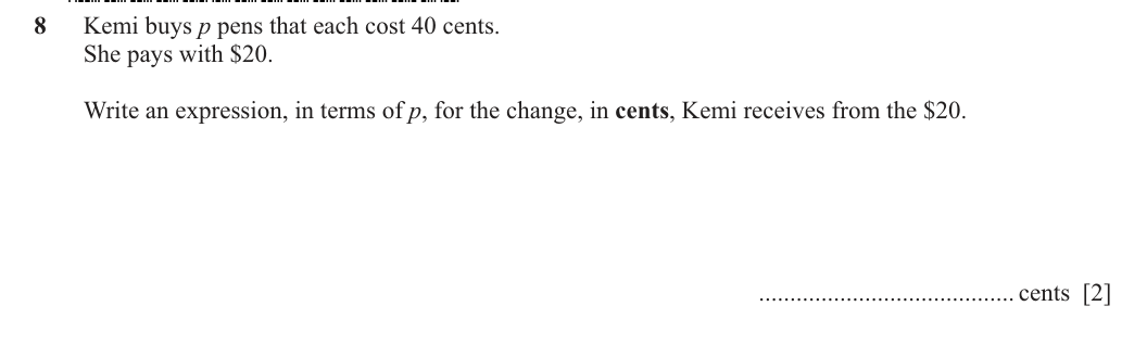 Question 8
