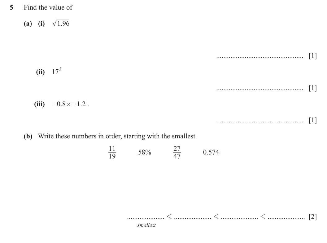 Question 5